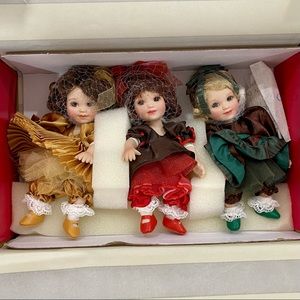 Marie Osmond “Too Sweets” Mini Porcelain Dolls